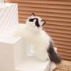 Long Hair Simulated Cat Plush Toys Fluffy Plush Kitty Figures Toy Children Gift