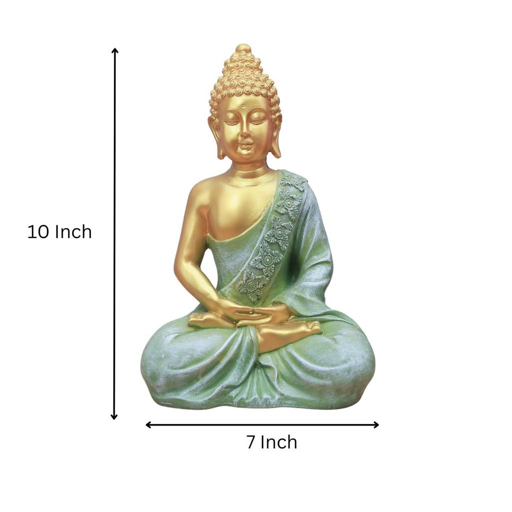 Полимраморная статуя медитирующего Будды/Будды/Гаутамы Будды, статуэтка лорда/идола/мурти, подарочные товары, экспонат для домашнего декора