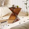 Легкий роскошный скандинавский дизайнерский акриловый журнальный столик, мебель для гостиной, прозрачный приставной столик, креативные геометрические прикроватные тумбочки