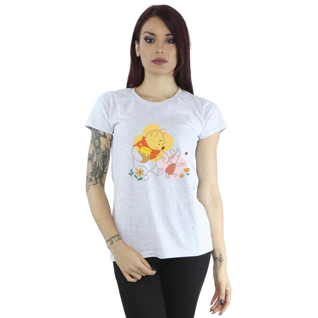 Disney Womens/Ladies Winnie The Pooh Piglet Cotton T-Shirt