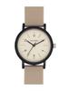 [Follow] Watch TEA SPOON Round Rubber Belt Watch N04721A-1 MOCBE Women's Beige