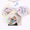 1Pc Creative Round Tinplate Coin Wallet Cartoon Storage Box Small Headphone Cable Mini Zipper Bag
