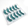 Colorful Fake Eyelashes Gradient Manga False Lashes Unique Colored Fake Eyelashes  Stage Makeup