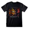 Персонажи Five Nights At Freddy's Черная футболка Футболка Футболки Мужская Женская Хлопок Оверсайз Уличная одежда Удобная Женская Мужская Одежда