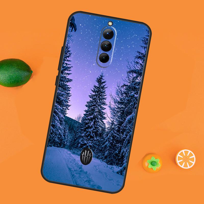 Пейзаж Зимний легкий снежный чехол для ZTE Nubia Red Magic 9 Pro 8 8S Pro Plus Red Magic 6 7 6S 7S Pro 5G 5S 6R Cover