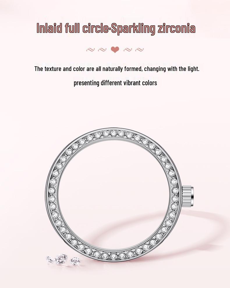 Женские бриллиантовые светящиеся водонепроницаемые кварцевые часы OLEVS