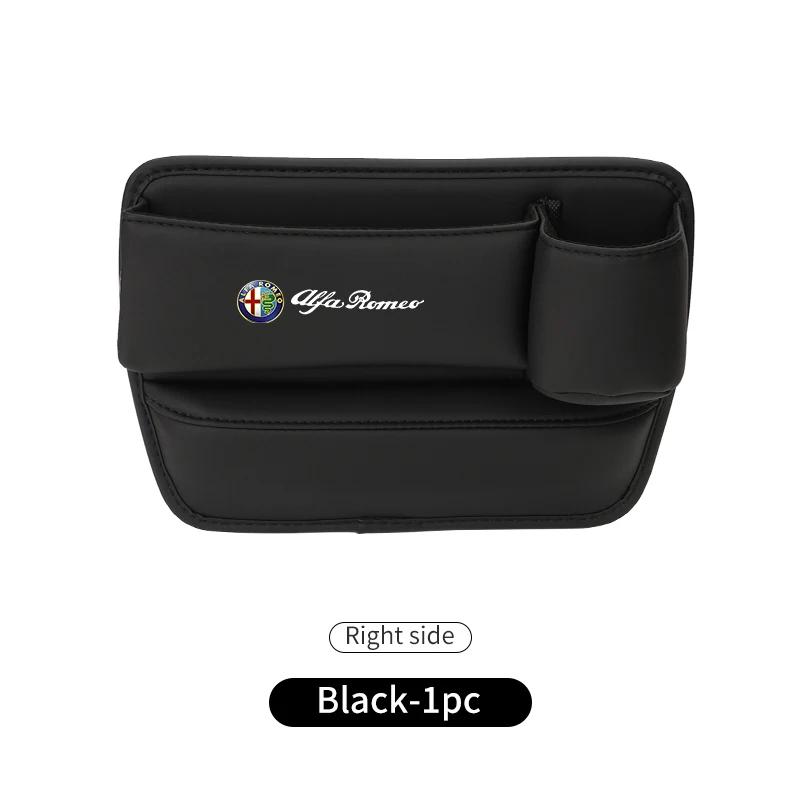 Car Stickers For Alfa Romeo Universal Car Seat Gap Filler Storage Box With Cup Holder For Alfa Romeo Giulia 147 Mito 156 159 166