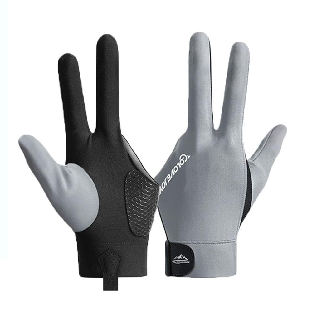 Эластичная перчатка для снукера, левая и правая перчатка с тремя пальцами, высококачественная перчатка для бильярда