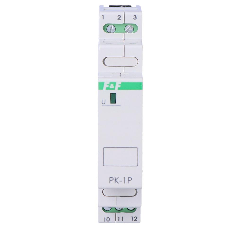 Electromagnetic relay PK-1P 12V AC/DC, contact: 1P I=16A, 1 module