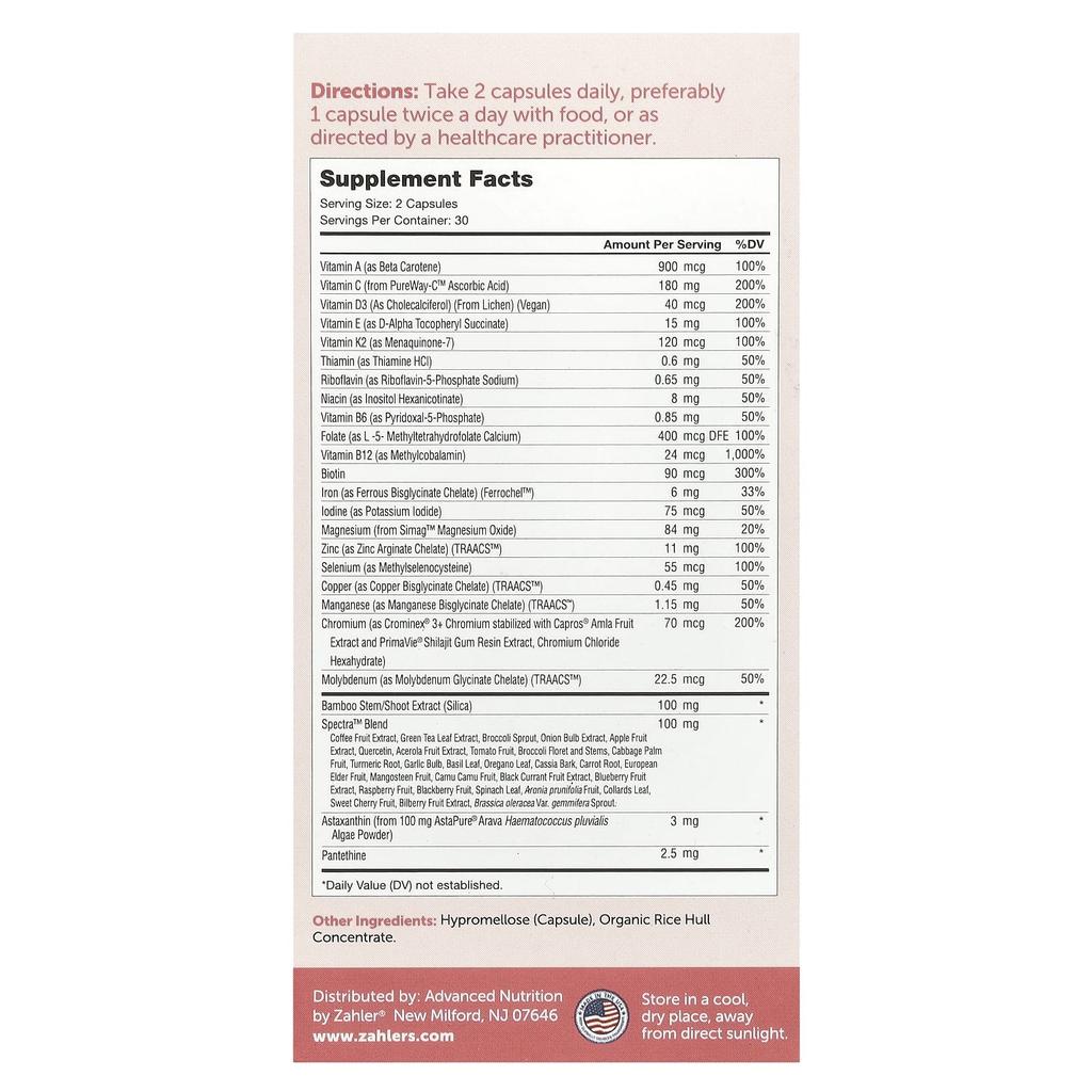 Multivitamin, Beauty, 60 Capsules