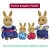 Simulation Forest Reindeer Family Doll Dollhouse Figures Furniture Set DIY Playset Play House Girls Toys Accessories Xmas Gifts