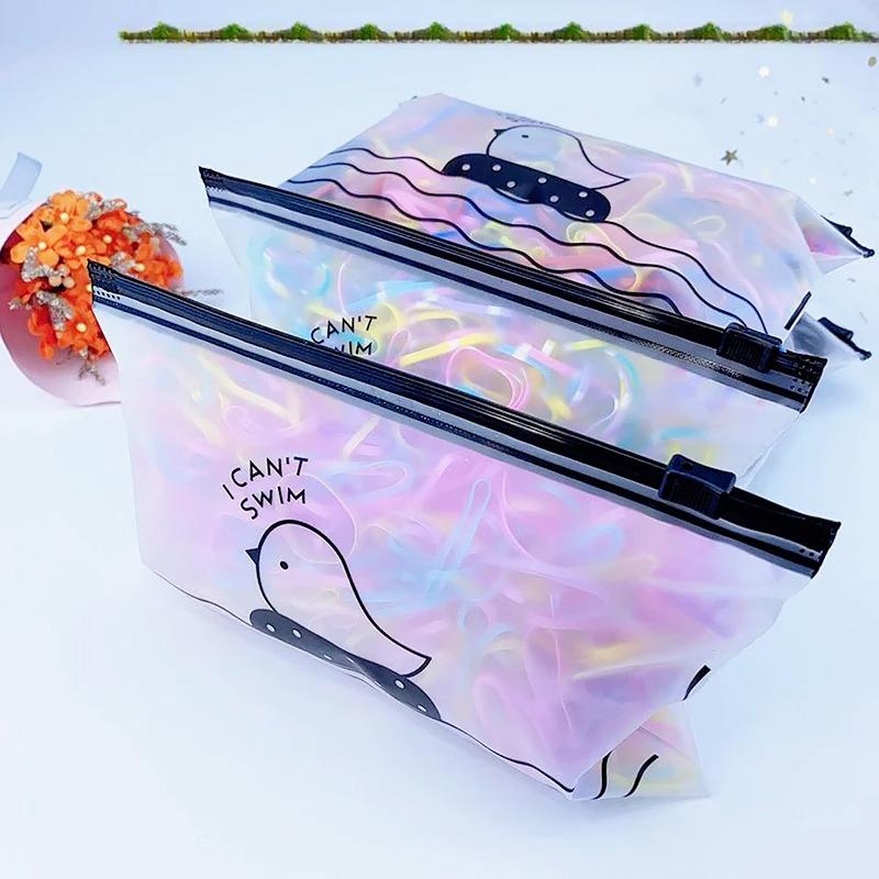 500pcs Disposable Hair Ties, Unbreakable Even When Pulled Hard, Boxed Small Hair Bands That Do Not Damage Hair