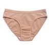 Women's Plus Size Mid-Waist Pure Cotton Solid Color European & American Style Triangle Panties