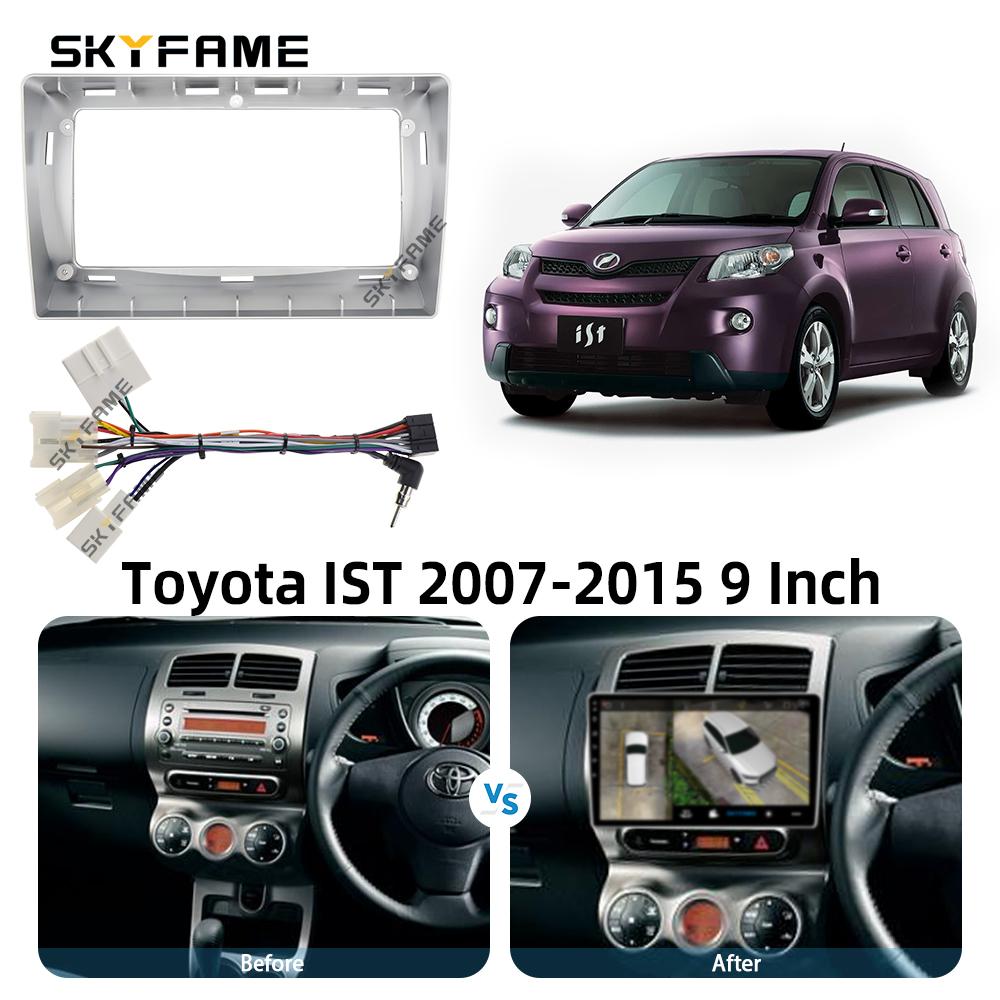 SKYFAME For Toyota IST Car Frame Fascia Adapter Android Radio Dash Fitting Panel Kit