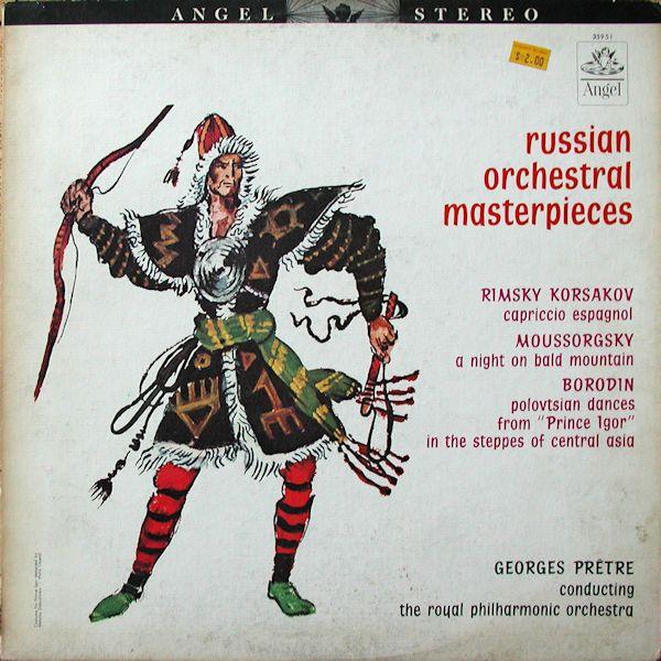 Виниловая пластинка РИМСКИЙ-КОРСАКОВ - Русские orchestral шедевры S35951 ANGEL US Классика Б/У