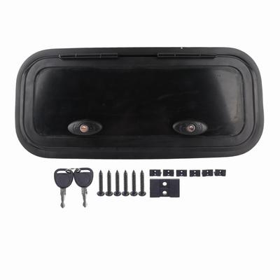 Люк для хранения автодома с замком 23,50x9,72 дюйма Наружный монтаж Алюминиевый сплав Дверца доступа к багажу автодома для автодома Путешествия