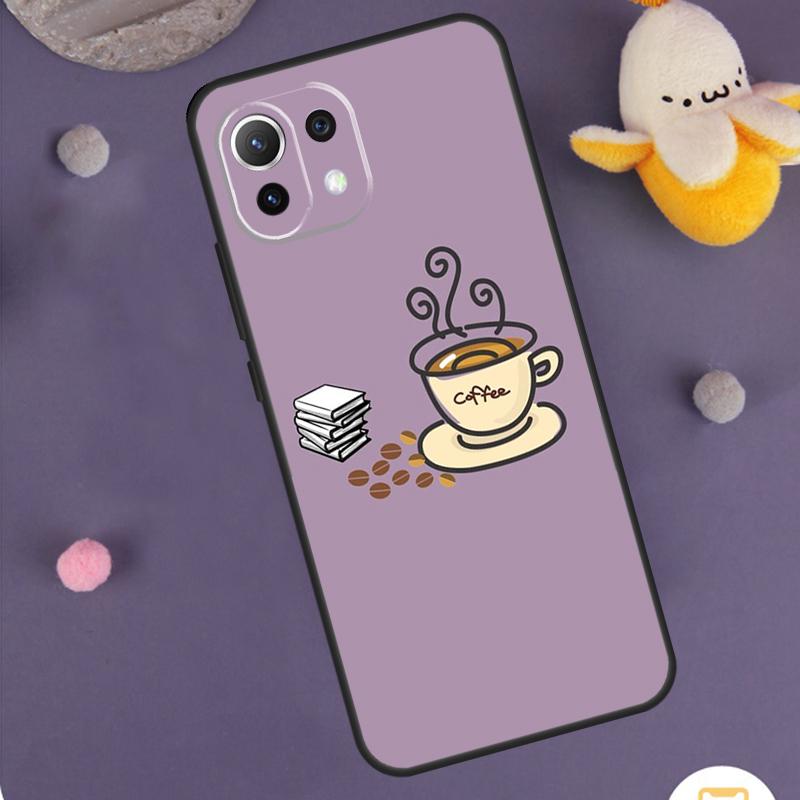 Чехол 'Книги и Кофе' для Xiaomi 15T Pro 13T 14T 14 15 Ultra 17 Pro Max POCO F8 Pro F5 F6 F7 X5 X6 X7