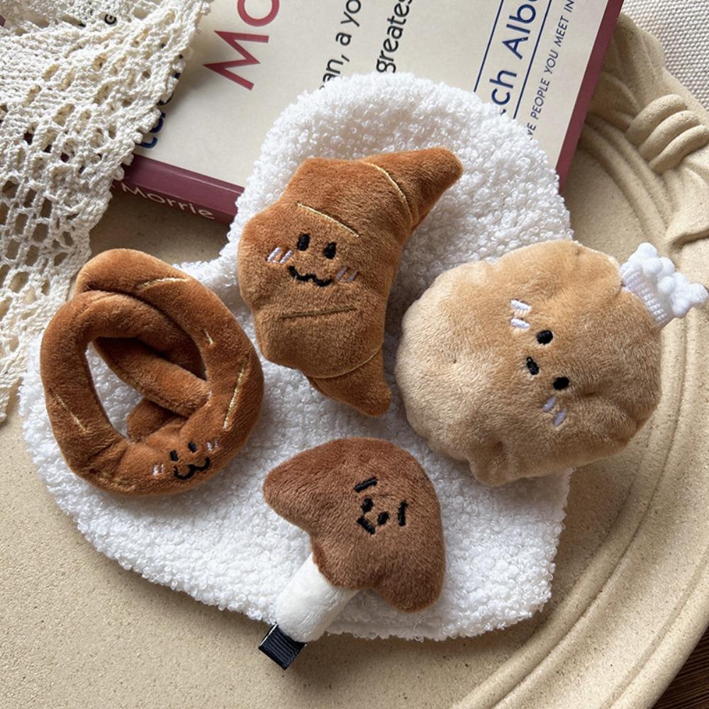 Simulation Food Funny Tomato Duckbill Clip Pretzel Cartoon Side Clip Croissant Hair Clip  Women