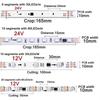 WS2811 Smart IC RGB LED Strip 30/60LEDs/M Individually Addressable LED Tape DC12V 24V Black/White PCB IP30 IP65 IP68 Waterproof