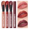 6-color Set Matte Lipstick Pen Waterproof Nude Lip Gloss Makeup Long Lasting Non-stick Cup Sexy Women Velvet Red Lip Tint Cosmetic