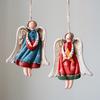 1PC Retro European Style Old Christmas Resin Angel Decoration Pendant Christmas Tree Decoration Pendant Christmas Tree Embellishment