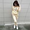 Fall and Winter Fashion Hot New High Quality Pullover Set Street Loose Women's Hoodie + Sweatpants Two-piece Set