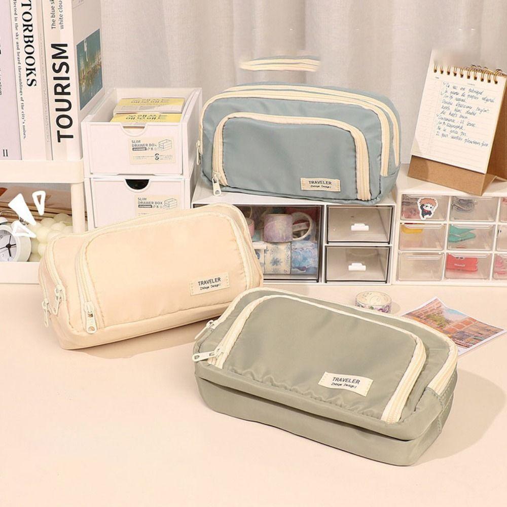 Эстетика для девочек школьные принадлежности пенал пенал школьные кейсы держатель канцелярских принадлежностей сумка