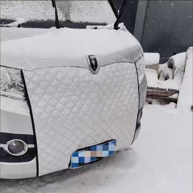 Универсальный зимний чехол-утеплитель для лобового стекла и радиатора автомобиля