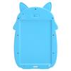 9in LCD Writing Tablet Cartoon Cat Digital Drawing Board with AntiErasing Lock for Children(Blue )