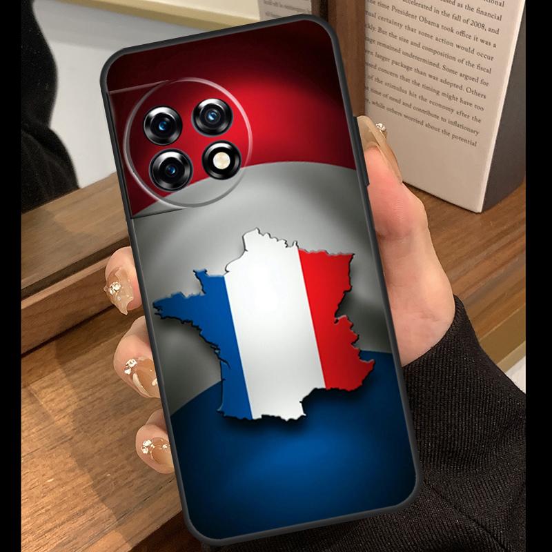 Чехол Флаг Франции для OnePlus 15R 13R 13T 12R 15 13 12 11 10 Pro 10T Nord CE 3 4 Lite N20 N30 Nord 5 Чехол