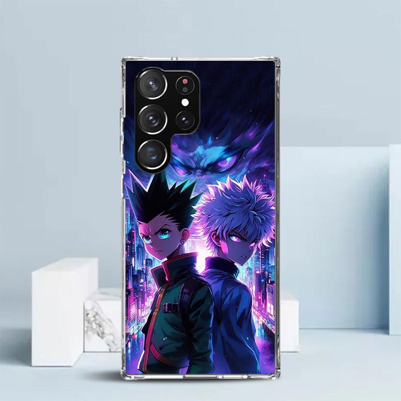 Huner X-Hunters Gon Phone Case For Samsung Galaxy S24 S25 Edge S26 Ultra S22 S23 Plus S21 + S20 FE Soft TPU Back Cover Galaxy S2