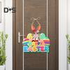 Easter Door Sign Happy Easter Door Welcome Sign Front Door Hanging Decoration with Rope for Wall Home Indoor Outdoor Spring Decor