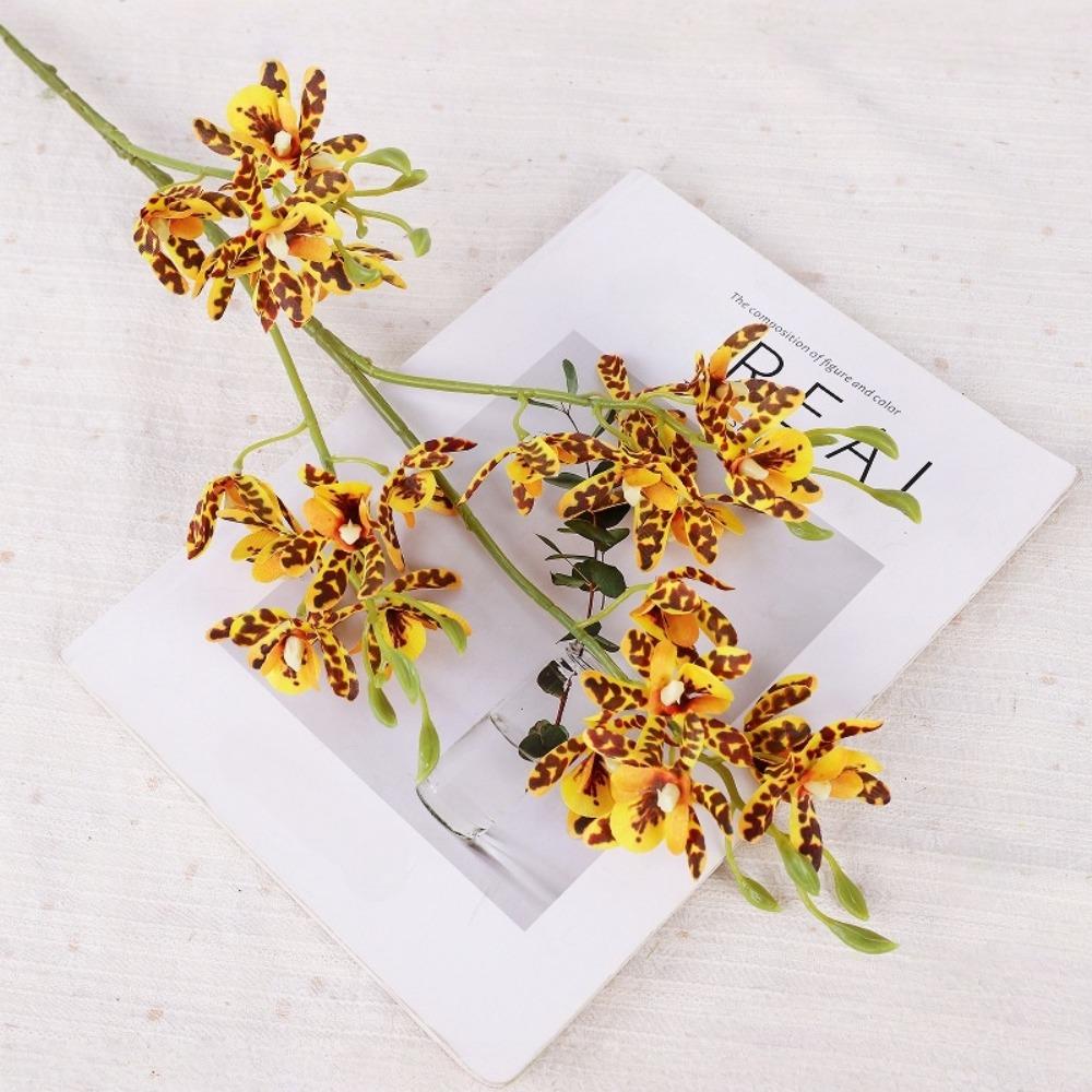 Real Touch Simulation Mini Orchid Small Butterfly Orchid Faux Mini Phalaenopsis Gift