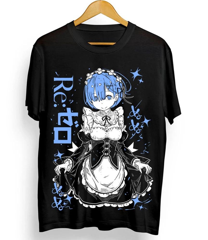 Rem Re Zero TShirtCute Re Zero RamSubaruJapaneseUnisexga Graphic Tee