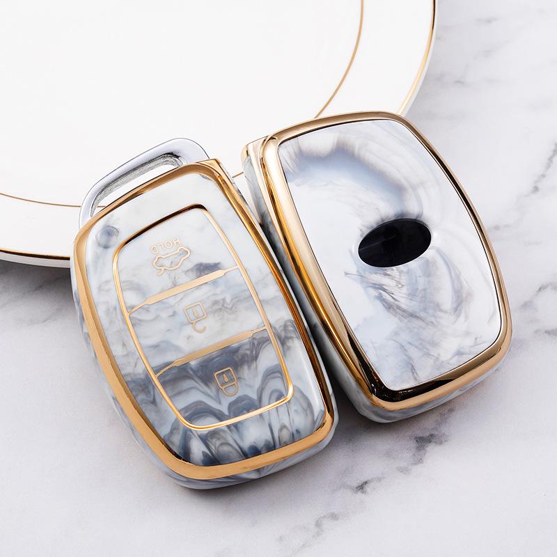 Современный чехол для ключа автомобиля для ix25, ix35, Sonata, Elantra, Mistra - Защитный чехол-сумка