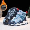 31-40 Children's Winter Large Fashion Outdoor Velcro High Top Plush Warm Cotton Boots Snow Boots