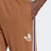 adidas Классические прямые спортивные брюки Originals в полоску с трехполосным логотипом по бокам, мужские брюки коричневого цвета IB3430