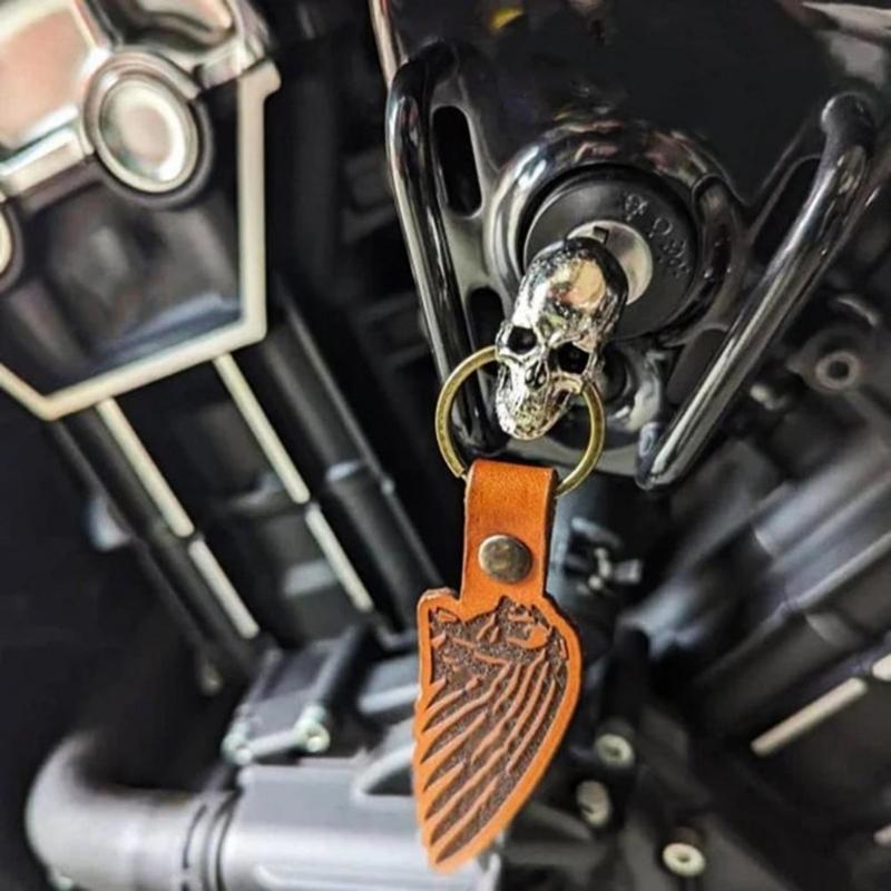 Модный Дьявольский Череп Ключ Декоративный Ключ от Машины Легкий Брелок Украшение для Автомобиля для Транспортных Средств Идеально для Молодых Водителей