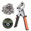Rosfix Oczkarka Ręczna Magnetyczna ProMag 500 – Zestaw z 500 Oczkami | Do Banerów i Plandek | Średnica Oczka 10 mm
