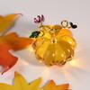 Exquisite 1.6IN Glass Pumpkin Decor | Elegant Crystal Craft for Home Thanksgiving Table Centerpiece