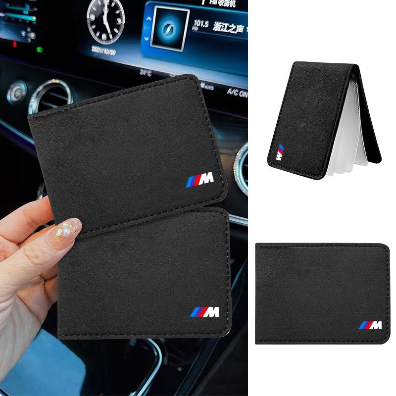 New Car Driver License Cover Leather Car Driving Documents Case Credit Card Holder For BMW 5 Series E12 E28 E34 E39 E60 E61 F10 F11 G30 G31
