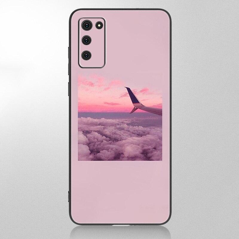 Чехол для Samsung Galaxy A12 A02S A22 A32 A52 A72 A71 A51 A41 A31 A21 A11 A50 A70 A10S A20S, черный чехол