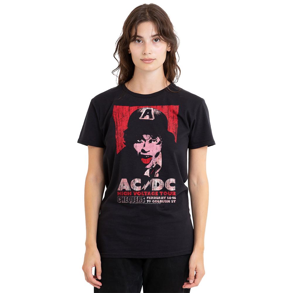 AC/DC Unisex Adult High Voltage Live 1975 T-Shirt