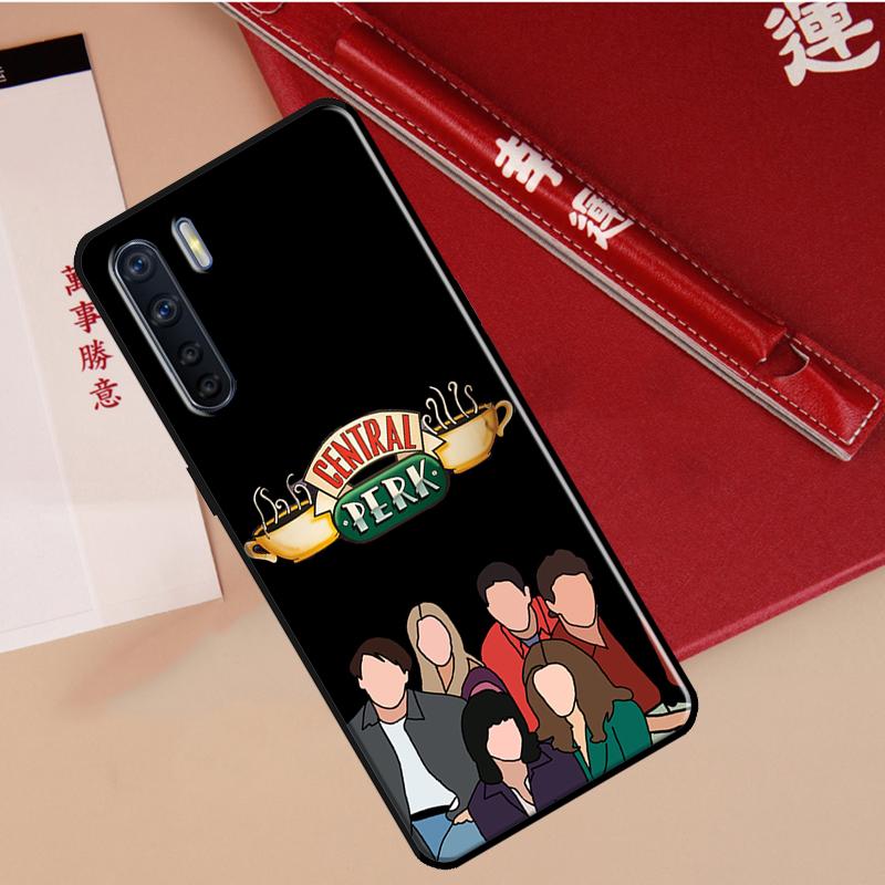 Central Perk Friends Case For Oppo A40 A78 A54 A74 A94 A17 A57 A77 A76 A16 A96 A18 A60 A80 A38 A58 A98 A15 A5 Pro