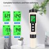 Hydrogen Water Tester Monitor H2 PH ORP TEMP Meter 4 in 1 Water Quality Analyzer Rich Hydrogen Test Pen for Aquariums Pools Spa