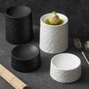 Retro Ceramic Cylindrical Dessert Plate Sushi Plate Appetizer Plate Restaurant Molecular Gastronomy Creative Tableware