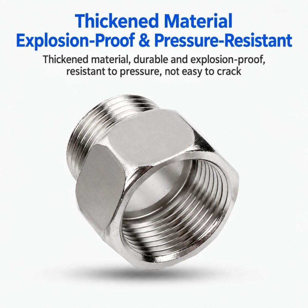 G 1/2 Thread Stainless Pipe Fitting Female To Male Coupler for Plumbing Pipe Connection