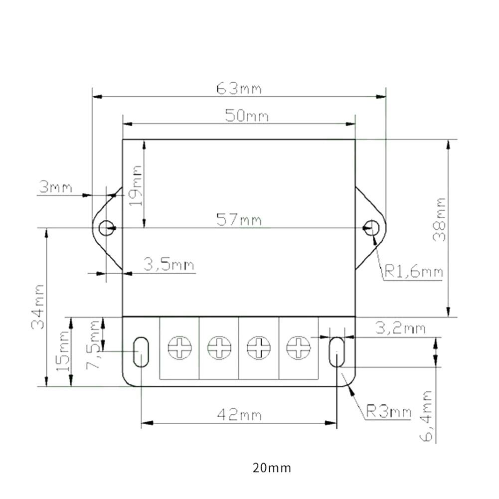 Регулятор напряжения DC 24V в DC 12V 5A 60W Понижающий преобразователь мощности Питание для светодиодов