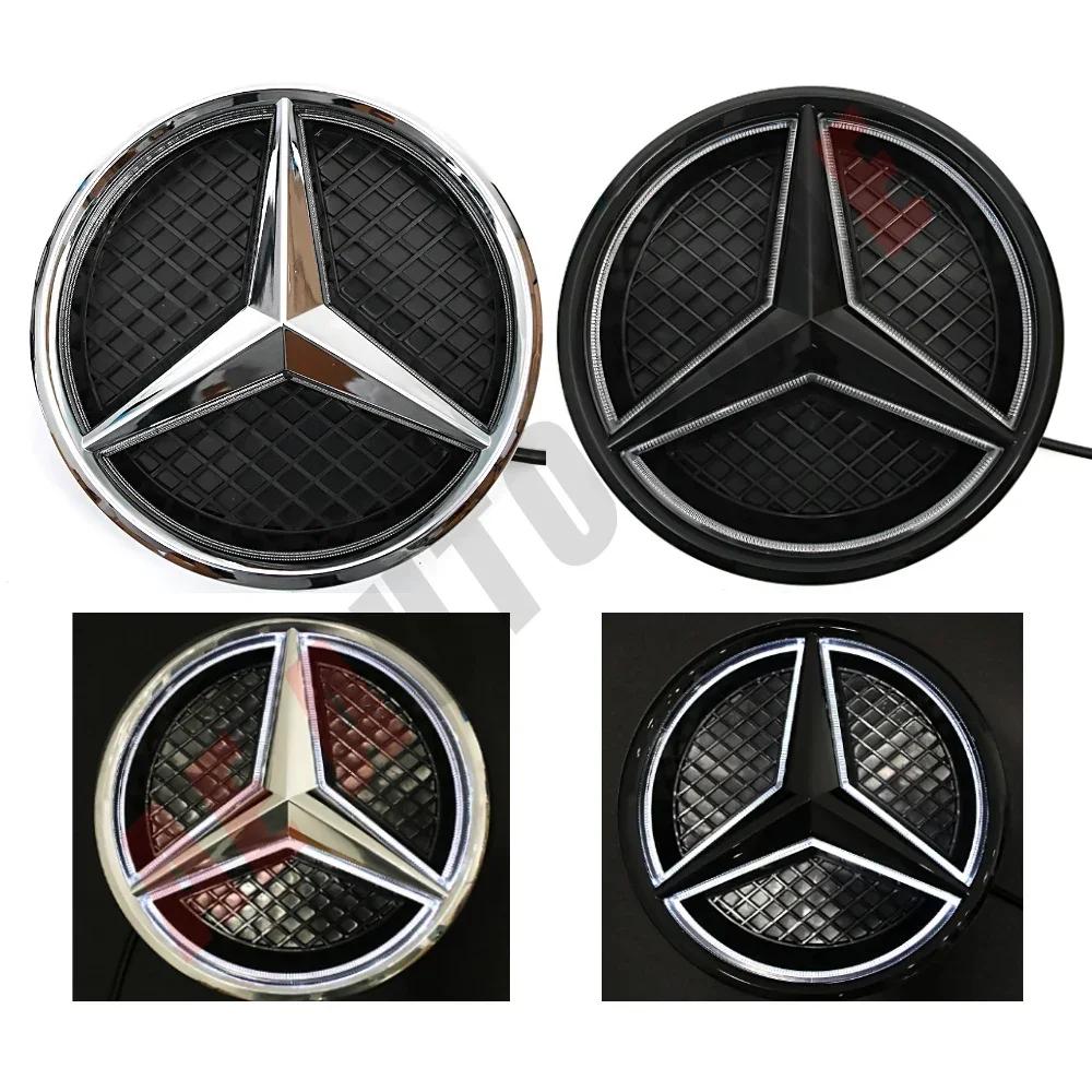 XEATN1 Hot 2026 New For Benz LED Emblem Illuminated Logo Star Badge Front Grille Fit For Mercedes Benz GLC-Class GLE-Class GLE-Class GL