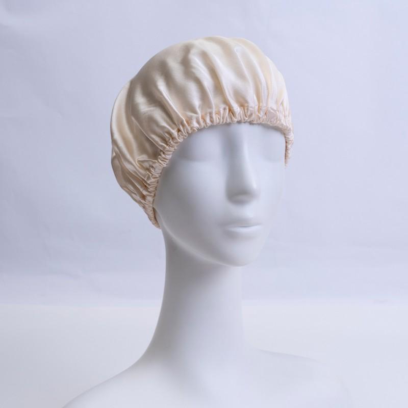 100% Pure Silk Sleep Cap Short Hair Lightweight Single Layer Non-Flattening Maternity Postpartum Home Night Use